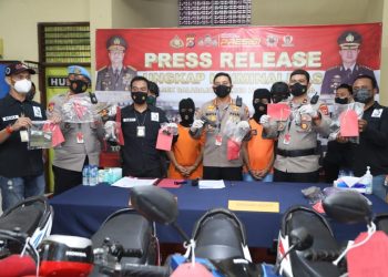 Sepeda Motor Hasil Curian Dikembalikan ke Pemilik, Pelaku Diringkus Saat Pesta Miras