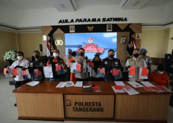 Polresta Tangerang Bongkar Sindikat Jaringan Internasional Perdagangan Orang di Perumahan Lavon