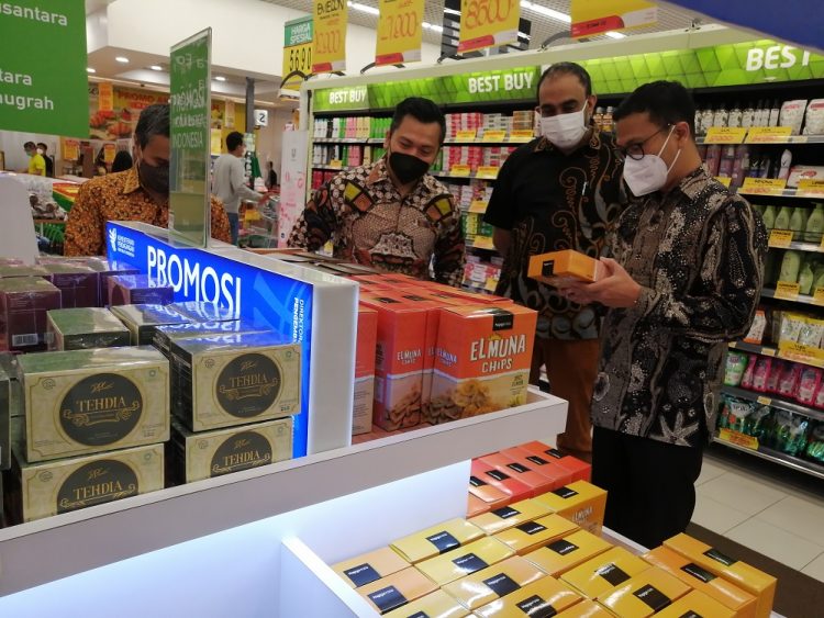 Pameran UKM di Lulu Hypermarket Qbig, BSD, Kabupaten Tangerang. (RAY)