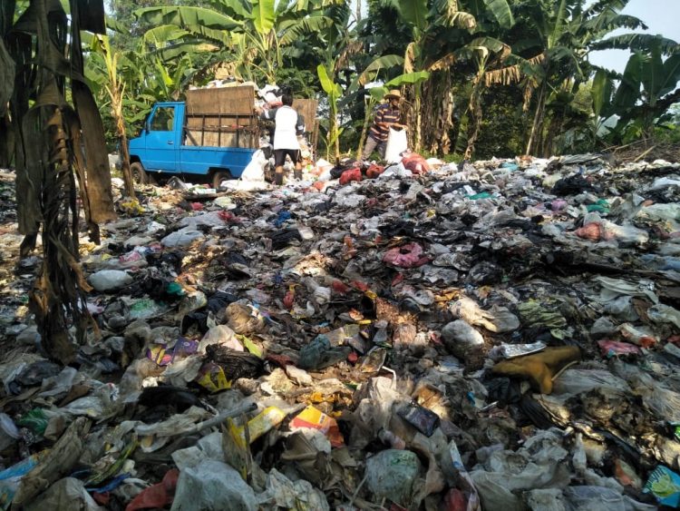 TPA liar yang dikeluhkan warga Cendana Residence, Pamulang, Tangsel. (PHD)