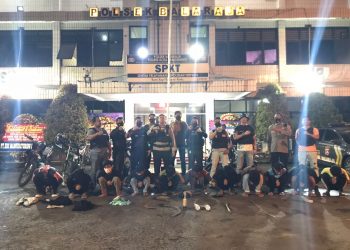 Bawa Sajam dan Molotov, 12 Pemuda di Balaraja Diamankan