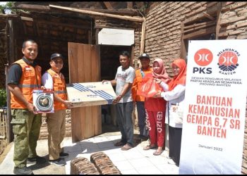 PKS Beri Bantuan Korban Gempa Pandeglang di Desa Terpencil