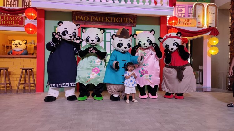 Perayaan Imlek di Tangcity Mall. (KEY)