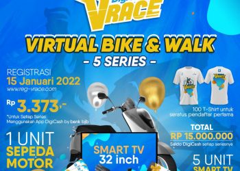 bank bjb Gelar DigiCash VRace – Virtual Bike & Walk
