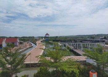 Persiapan PNLG PEMSEA, Kawasan Wisata Urban Aquaculture Ketapang Dipercantik