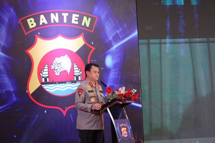 Kapolda Banten Irjen Pol. Prof Dr. Rudy Heriyanto melaunching program unggulan Ditlantas Polda Banten Lancar Ambulanku Selamat Pasienku. (IST)