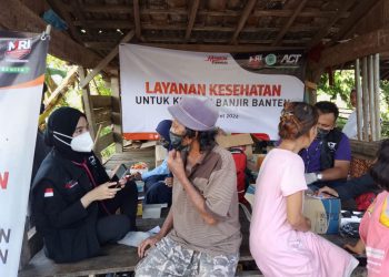 Bantu Korban Banjir di Banten, ACT Sediakan Humanity FoodTruck dan Pelayanan Medis