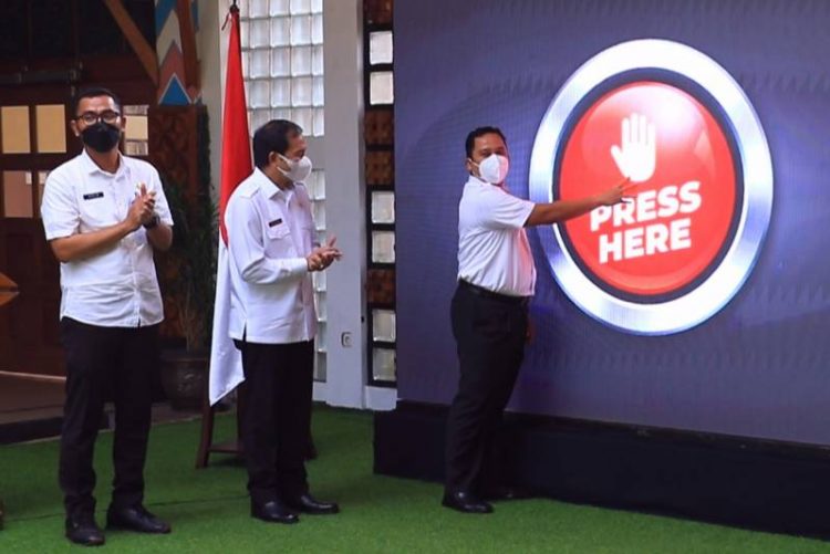 Launching aplikasi Tangerang Cakap Kerja. (KEY)