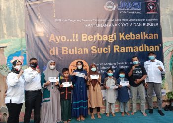 JMSI Kota Tangerang Bersama Padepokan SCM  Santuni Anak Yatim
