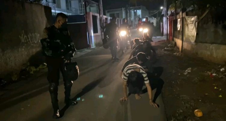 Pelaku tawuran di Pondok Aren, Kota Tangsel. (PHD)