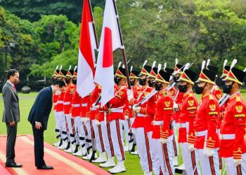 Presiden Jokowi Sambut Kunjungan Resmi PM Kishida di Istana Bogor