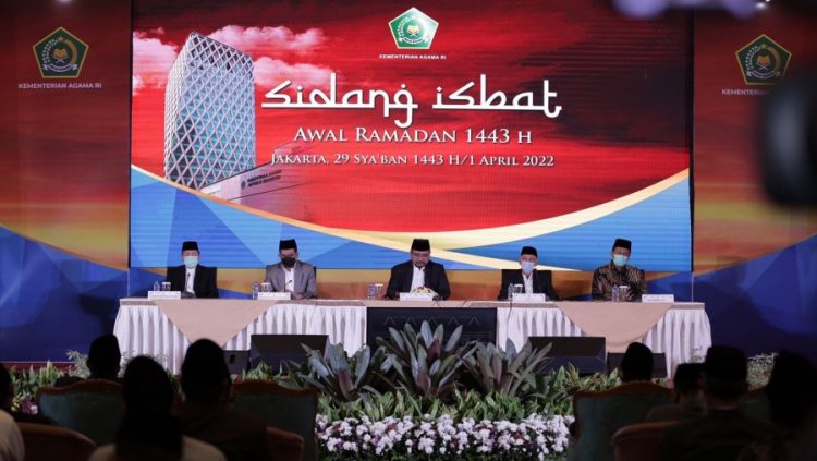 Sidang Isbat Awal Ramadan 1443 Hijriyah, Jumat (1/4/2022)