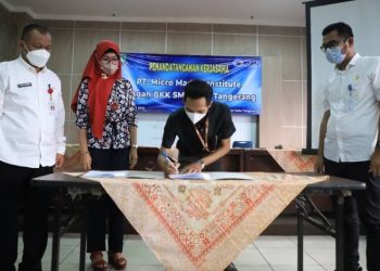 Tekan Pengangguran, Disnaker Kota Tangerang Teken Kerjasana dengan PT Permodalan Nasional Madani