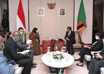 Bertemu Wakil Presiden Zambia, Presiden Jokowi Bahas Penguatan Kerja Sama Ekonomi