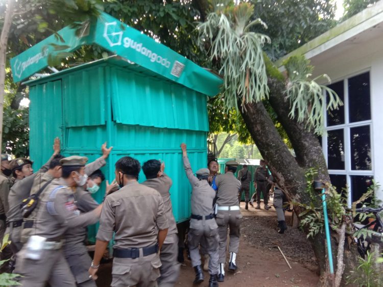 Taman Kota 1 BSD, Serpong Kota Tangsel siap dibuka kembali. (RAY)