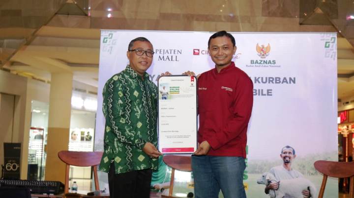 Baznas dan CIMB Niaga Syariah kenalkan berkurban melalui aplikasi OCTO Mobile. (IST)