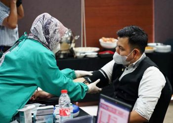 Peringatan Hari Donor Darah di Swiss-Belhotel Serpong, Puluhan Kantong Darah  Terkumpul