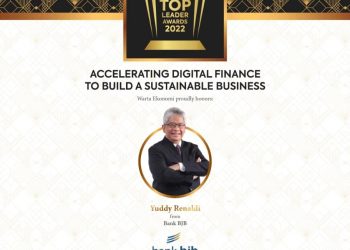 Mantap! Dirut bjb Yuddy Renaldi Raih Indonesia Financial Top Leader Awards 2022