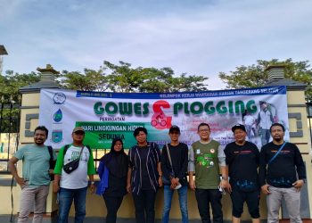 Peringati Hari Lingkungan Hidup Sedunia, Banksasuci dan Pokja Wartawan Tangsel Kampanye Kurangi Sampah Plastik