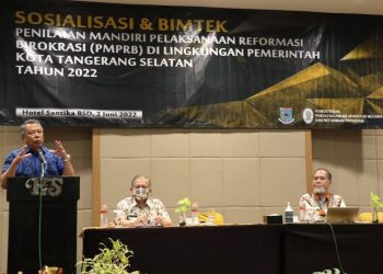 Buka Bimtek PMPRB, Benyamin: Pola Pikir Birokrat Harus Diubah