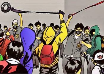 Janjian Dimedsos untuk Tawuran, Belasan Anggota Geng Motor Digiring Polisi