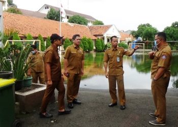 Kerap Kebanjiran, Dinas SDABMBK Tangsel Segera Normalisasi Titik Banjir di SMAN 4