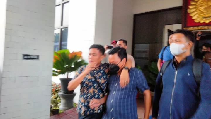 Mantan anggota DPRD Kabupaten Tangerang ditahan Kejari Kabupaten Tangerang. (YAT)