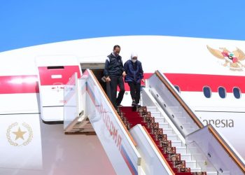 Presiden Jokowi Tiba di Moskow