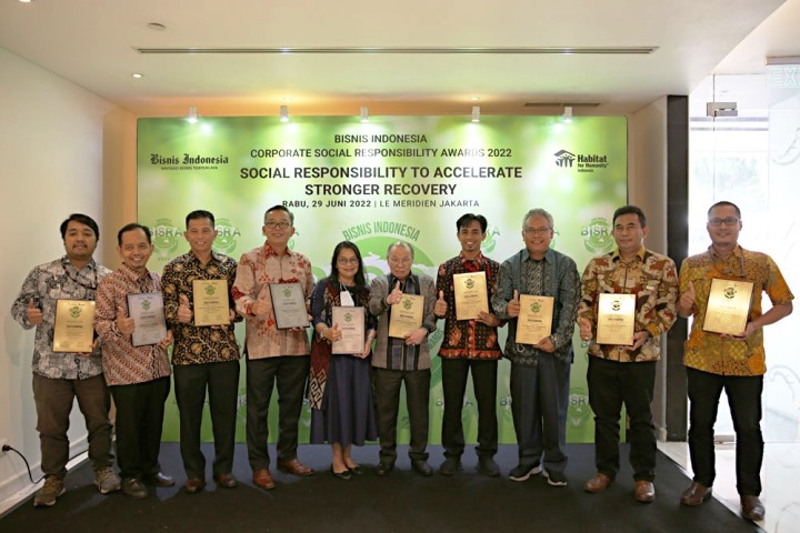 Sembilan unit usaha APP Sinar Mas raih penghargaan CSR Awards. (IST)