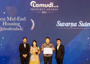 Suvarna Sutera Raih Penghargaan Kategori Best Mid-End Housing dan Most Favorite Developer