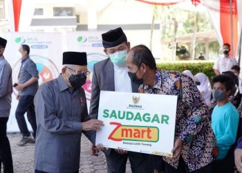Wapres Salurkan Bantuan BAZNAS Santripreneur dan Zmart