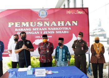 BNNP Banten Musnahkan Sabu Seberat 470,249 Gram