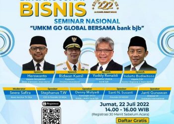 Bincang Jumat Bisnis bjb Spesial Episode, Hadirkan Ahli Bisnis Ekspor UMKM Go Global