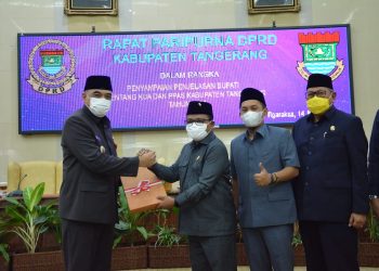 Ketua DPRD Kabupaten Tangerang Terima Draft KUA PPAS