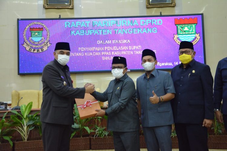 Rapat paripurna DPRD Kabupaten Tangerang. (RIK)