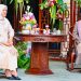 Dijamu Minum Teh, Iriana Jokowi Tampak Akrab dengan Madam Peng Liyuan Istri Presiden Tiongkok  Xi Jinping