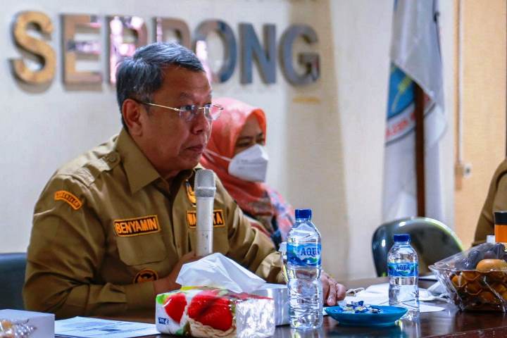 Walikota Tangerang Selatan Benyamin Davnie. (RAY)