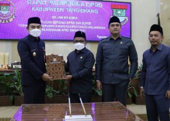 DPRD Kabupaten Tangerang Sahkan Perda Pertanggungjawaban APBD Tahun Anggaran 2021