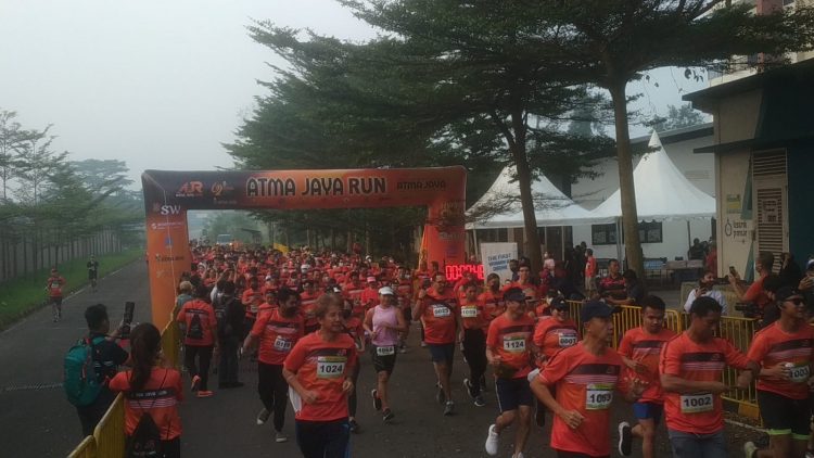 Atma Jaya Run 2022. (RIK)