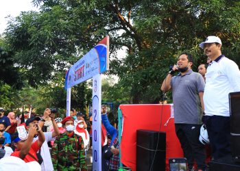 Meriahkan HUT RI ke-77, Walikota Arief Lepas Ribuan Goweser