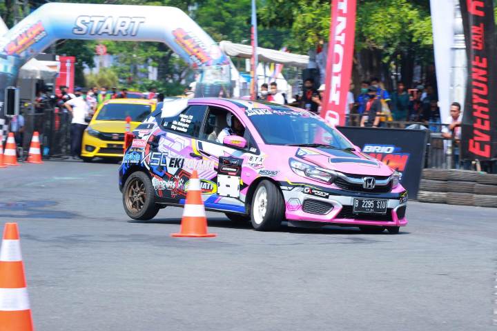 Brio Slalom Challenge 2022 di Kota Semarang. (IST)