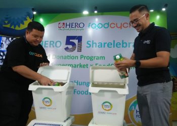 Tekan Sampah, Hero Supermarket Gandeng FoodCycle Indonesia Sediakan Drop Box Donasi Makanan