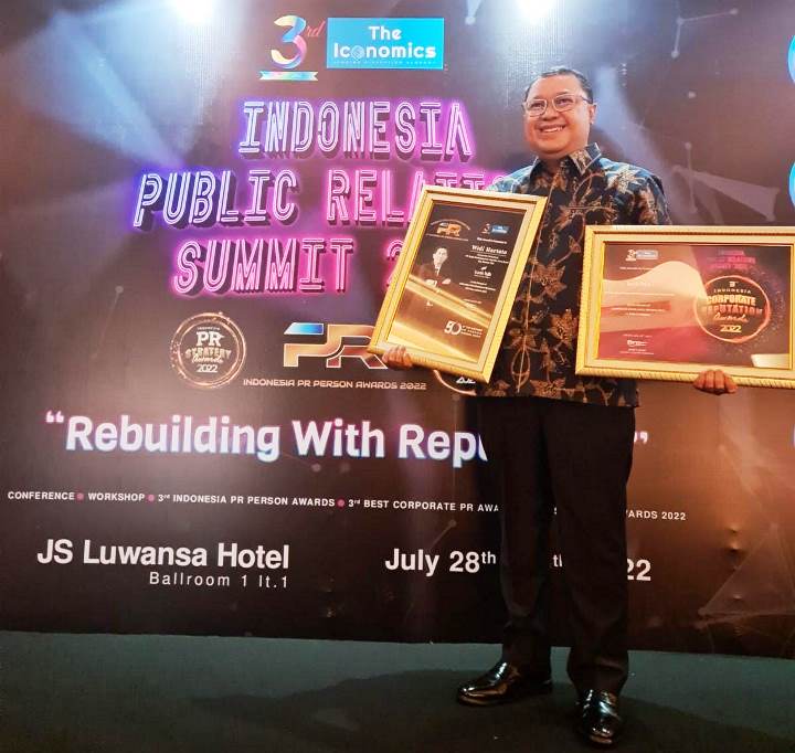 Penghargaan Corporate Reputation Awards 2022. (IST)