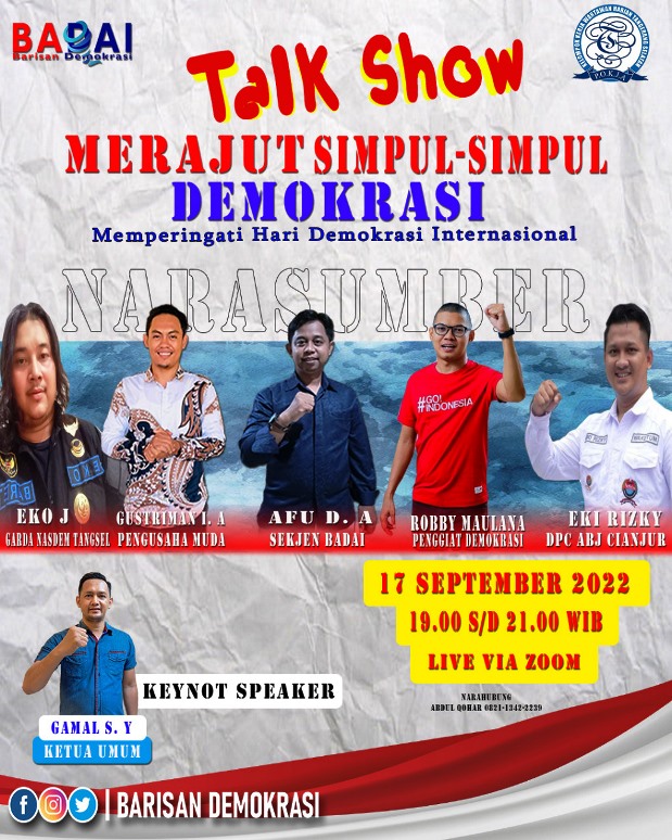 Talkshow dalam memperingati Hari Demokrasi Sedunia. (DOK)