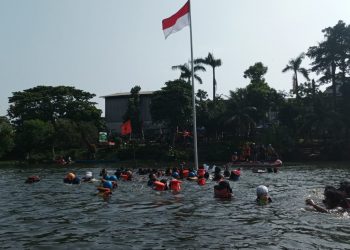 Rangkaian Kegiatan HUT RI ke-77 OKP Ganespa dan Pokja Wartawan Tangsel di Situ Tujuh Muara Pamulang