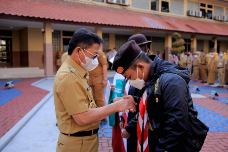 Pelepasan Kwarcab Kota Tangerang. (KEY)