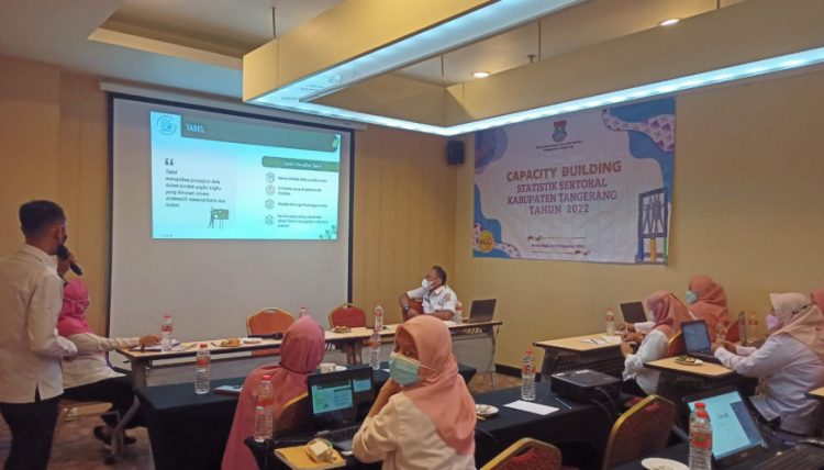 Sosialisasi Indeks Pembangunan Statistik Kabupaten Tangerang. (RIK)