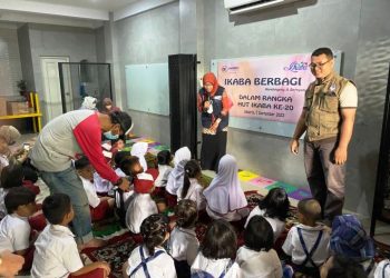 BAZNAS Bareng Askrindo Gelar Bakti Sosial di Yayasan Mutiara Hati