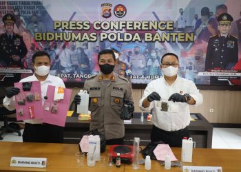 Libatkan Oknum Karyawan Jasa Pengiriman, Polda Banten Bongkar Peredaran Ganja