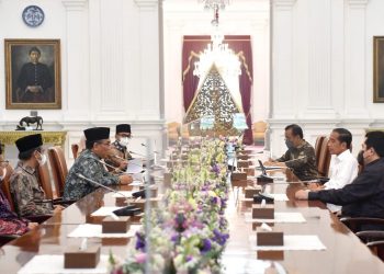 Presiden Jokowi Terima PBNU, Bahas Persiapan Religion20 di Bali